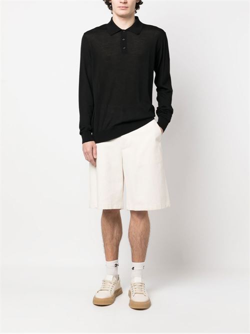 Long-sleeved Polo Shirt GOLDEN GOOSE | GMP01353P00104190100